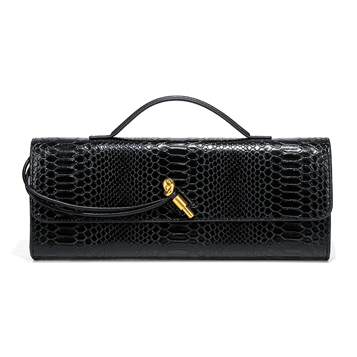 Crocodile Baguette Bag