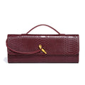 Crocodile Baguette Bag