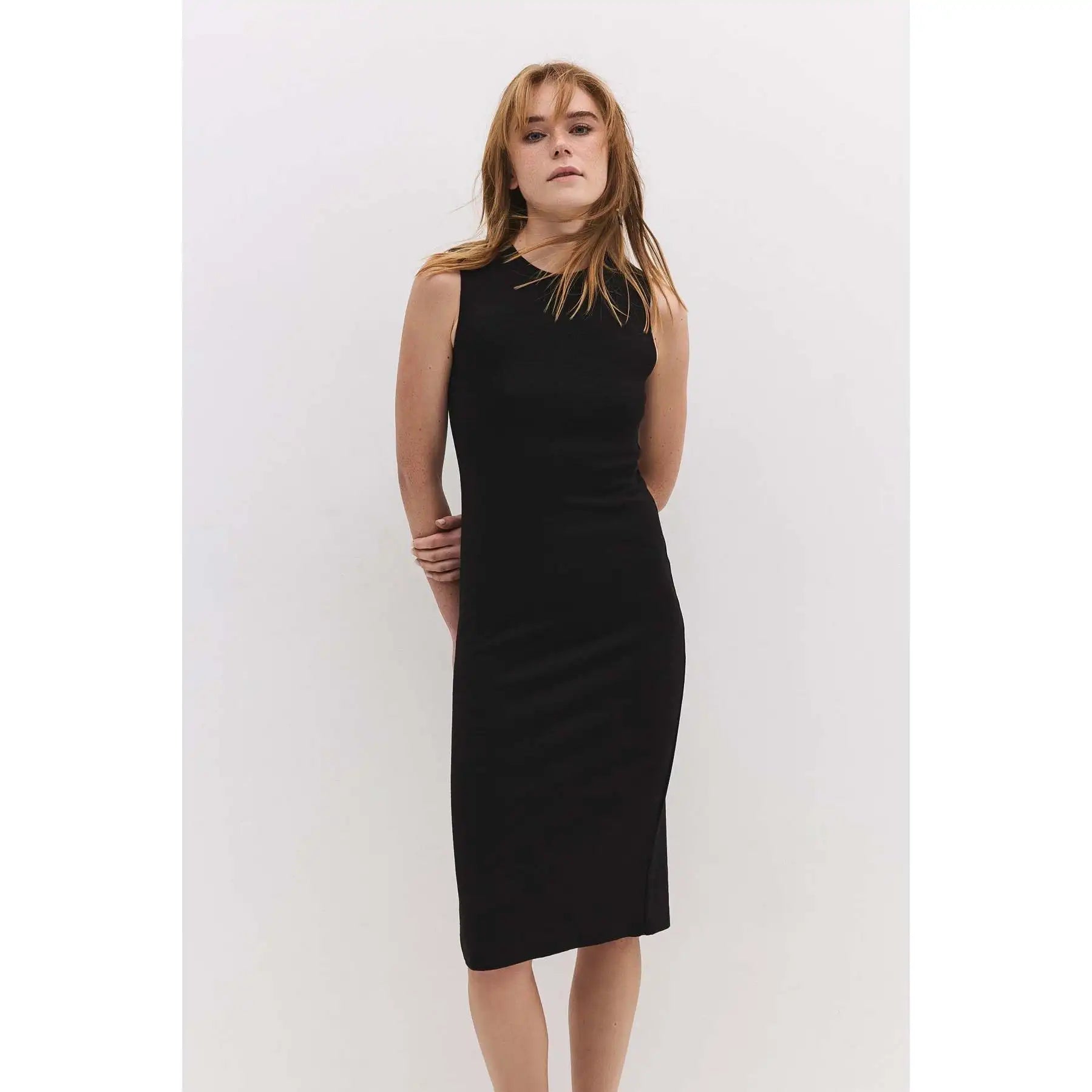 Slit Midi Dress