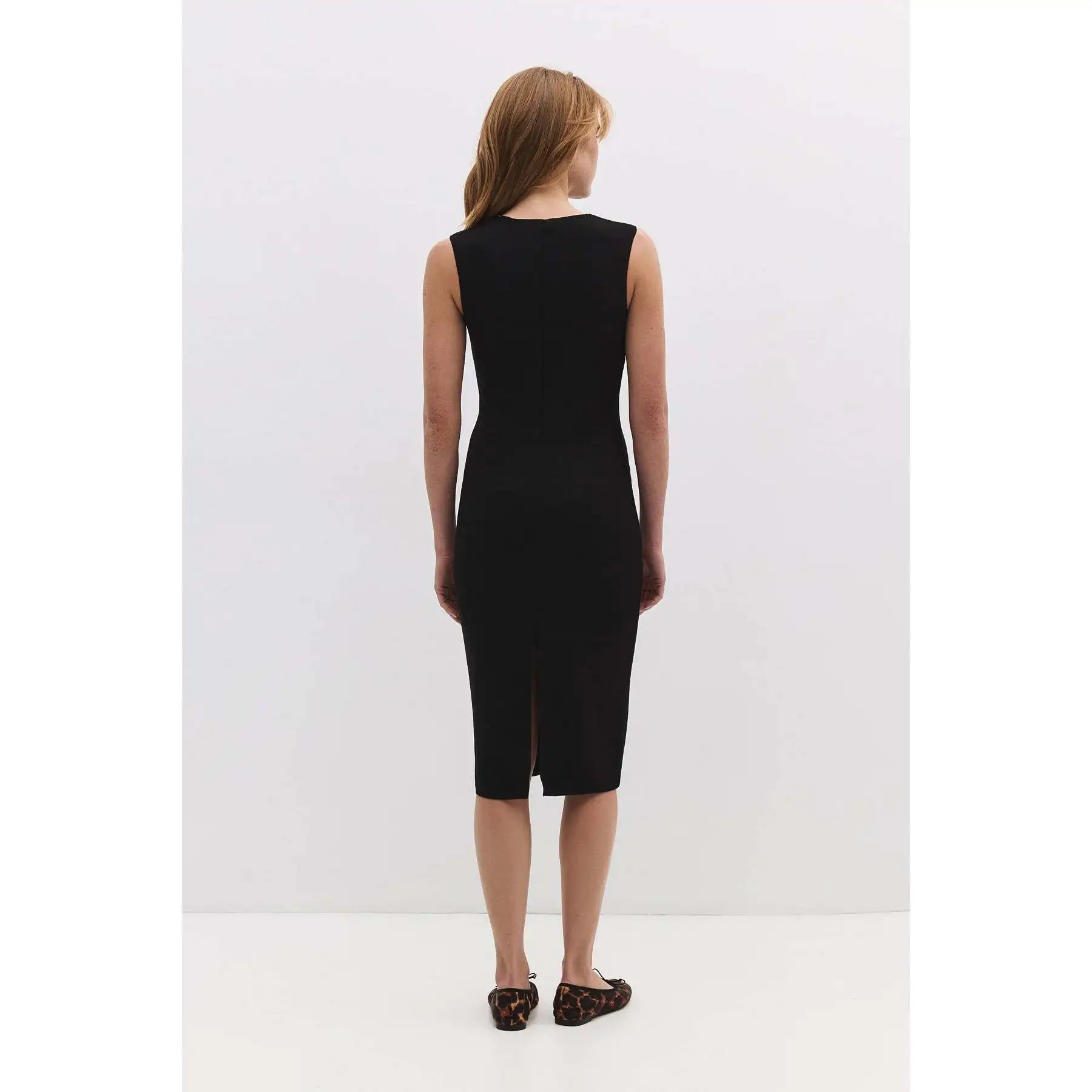Slit Midi Dress