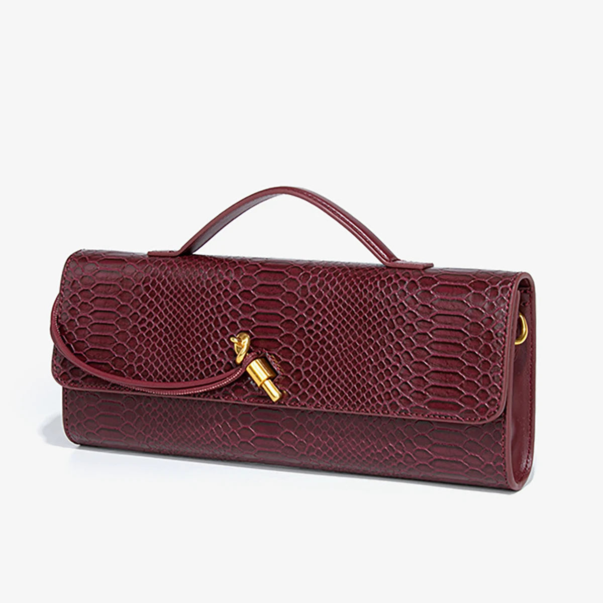 Crocodile Baguette Bag
