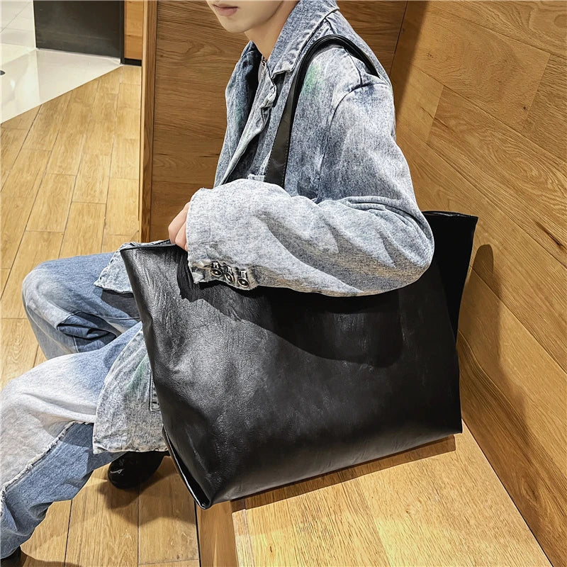 The Soft Leather Oversized Tote