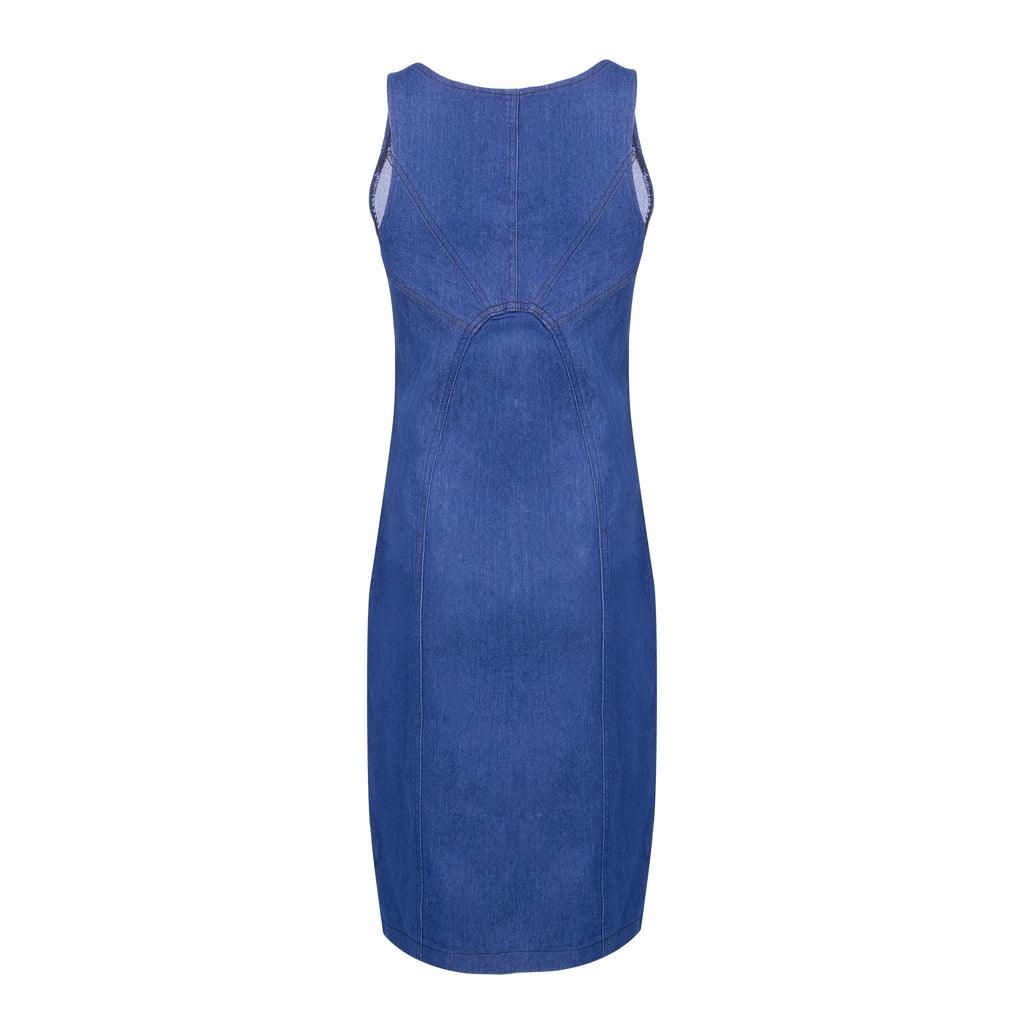 Sleeveless Denim Dress