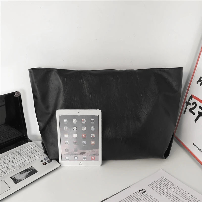 The Soft Leather Oversized Tote