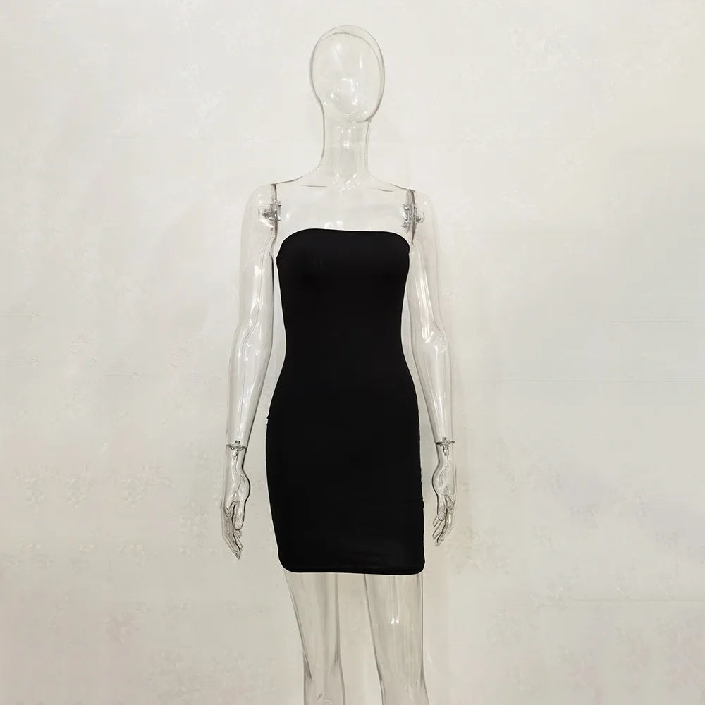 Strapless Tube Bodycon Dress