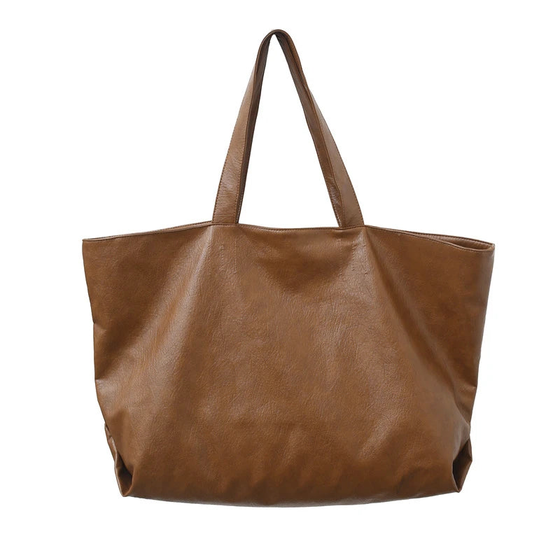The Soft Leather Oversized Tote