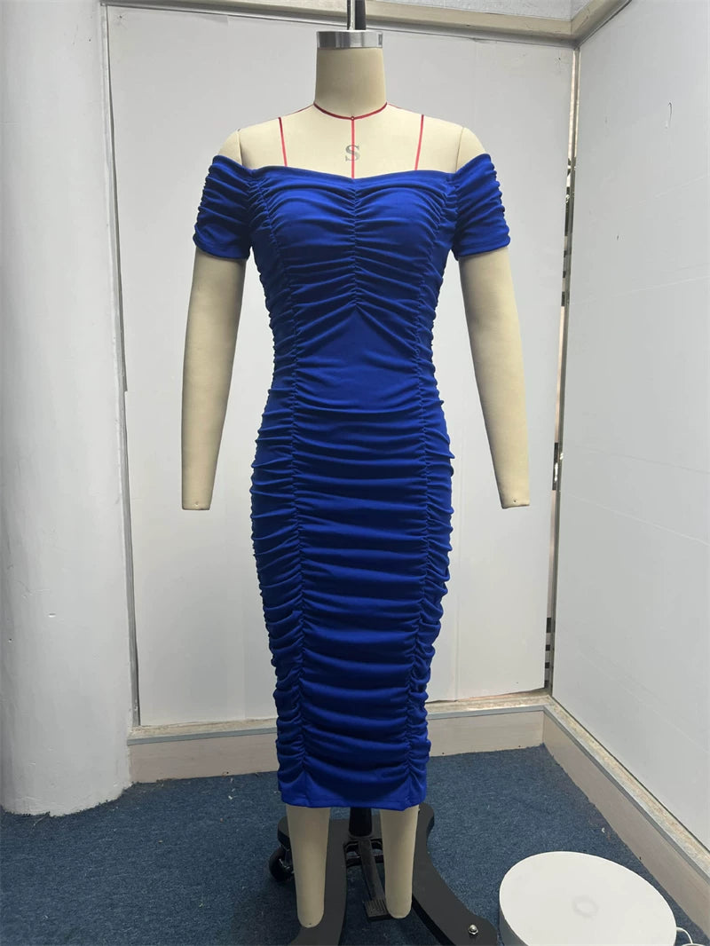 Off-Shoulder Sheath Dress