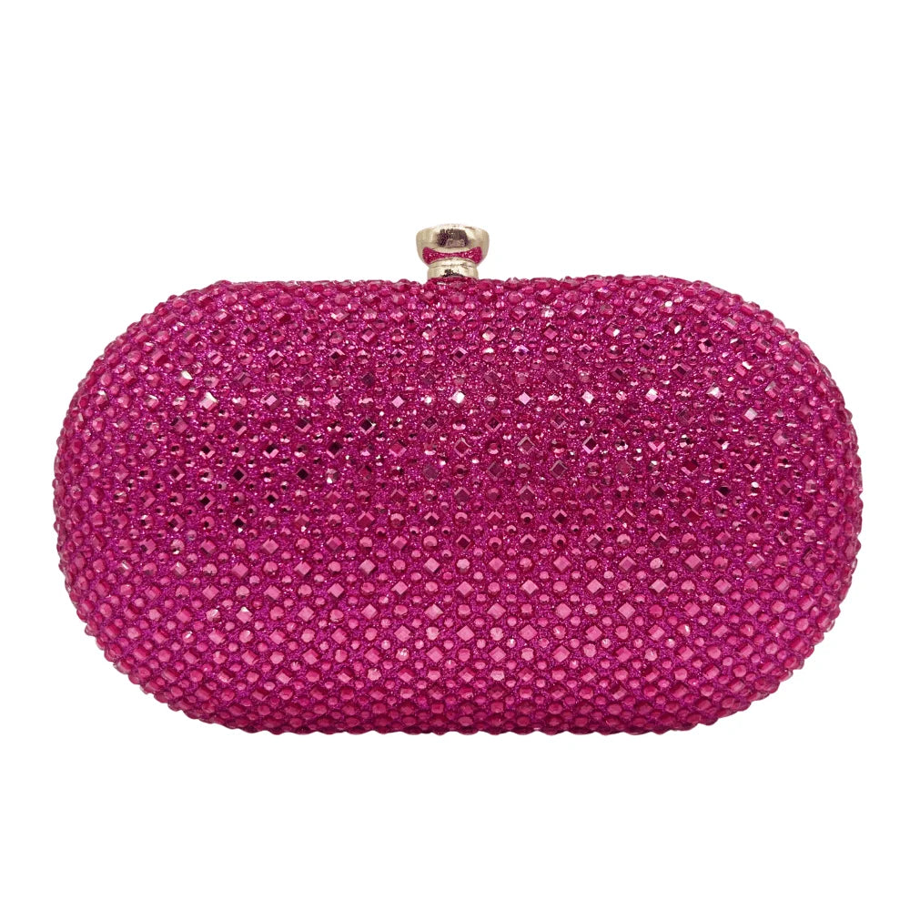 Rhinestone Crystal Clutch Purse