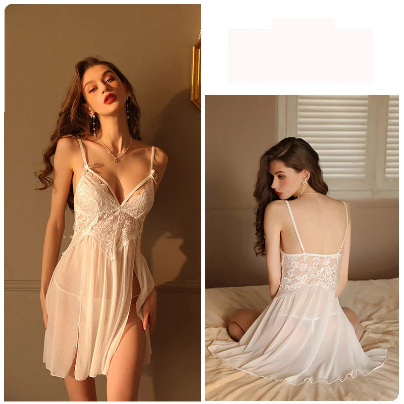 Mesh Babydoll Nightdress