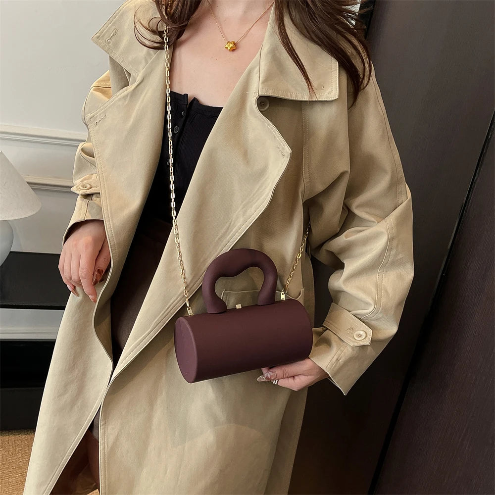 The Elegant Cylinlder Crossbody Bag