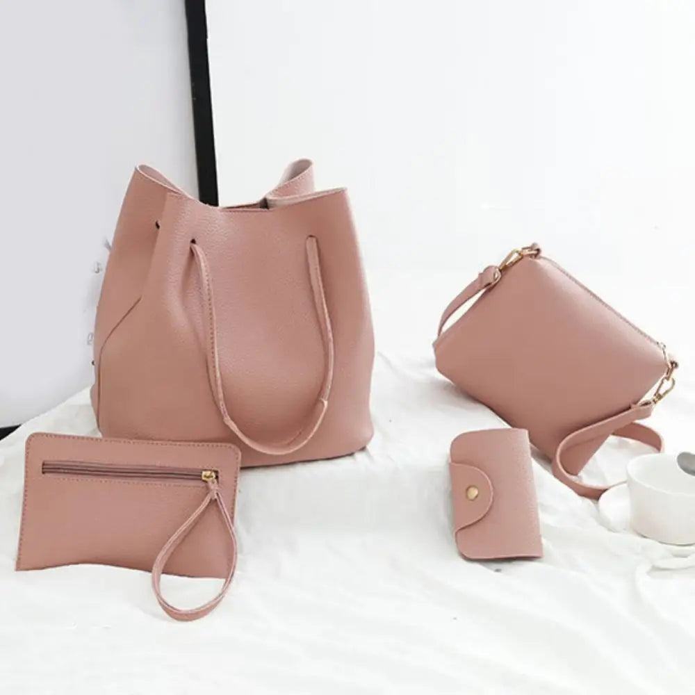 The 4 Piece Dream Faux Leather Handbag Set