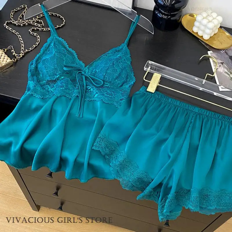 Suspender Lounge Set