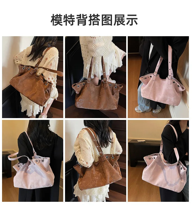 The Suede Personaility Tote
