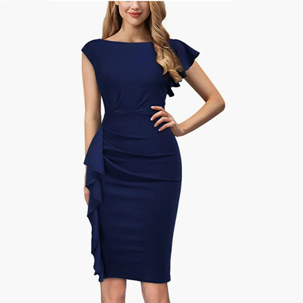 Ruffle Bodycon Dress