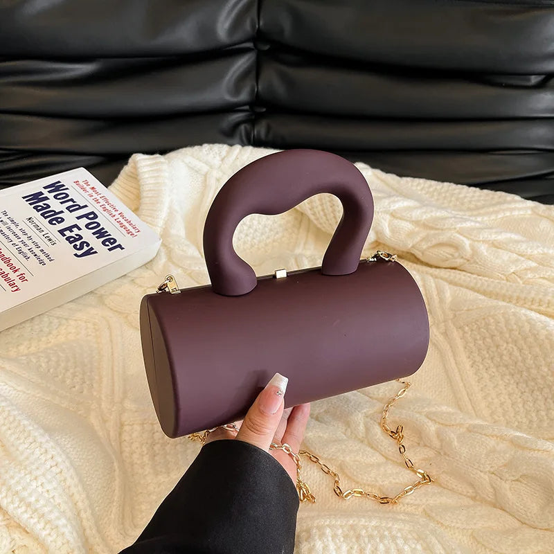 The Elegant Cylinder Crossbody Bag