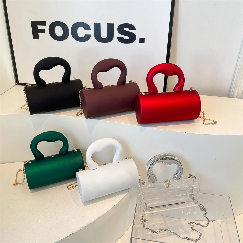 The Elegant Cylinlder Crossbody Bag