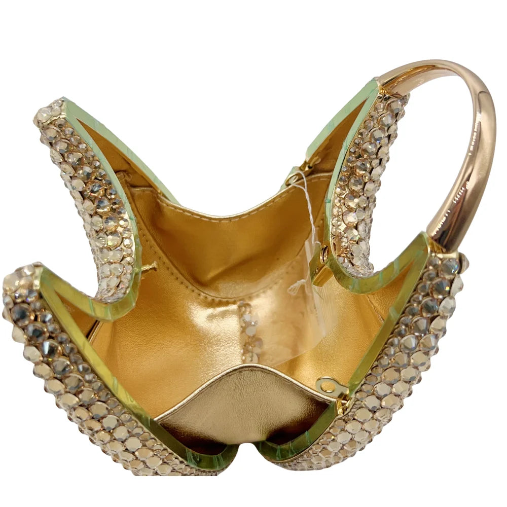 Crystal Pearl Minaudiere