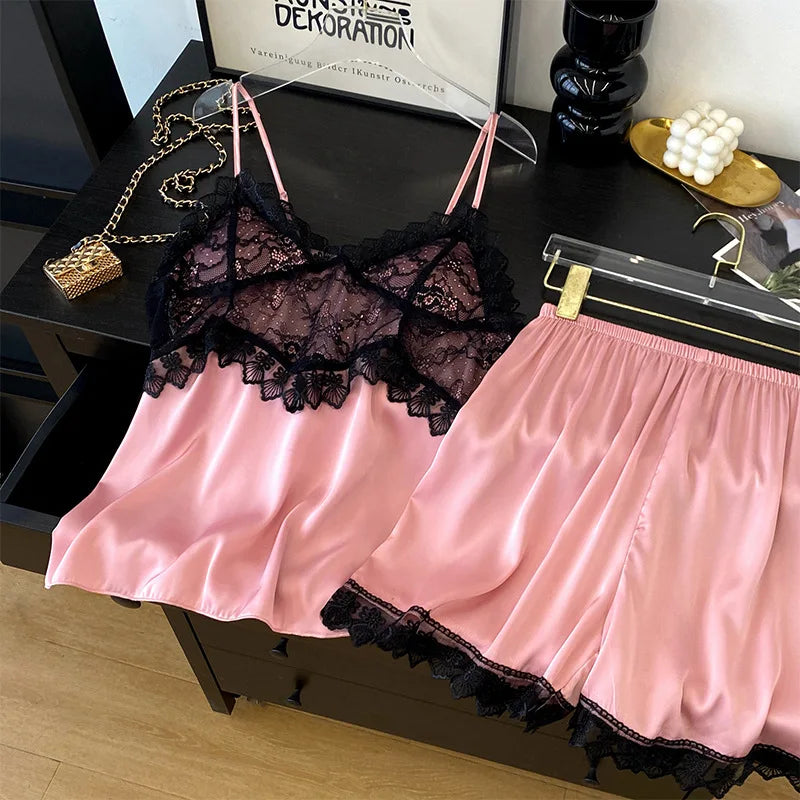 Suspender Lounge Set