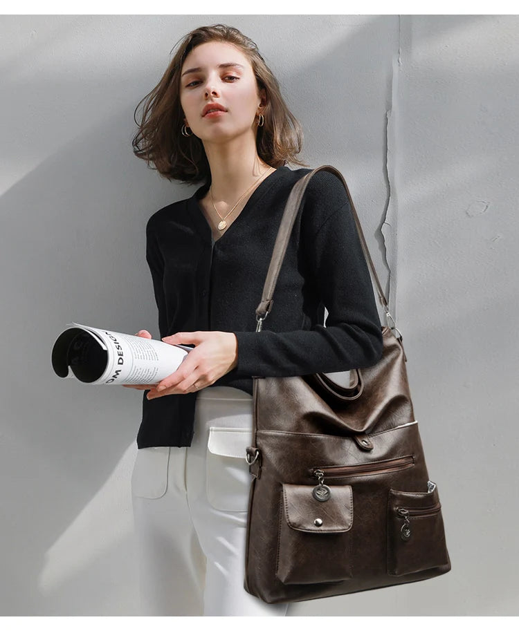 The Retro Crossbody Tote Bag