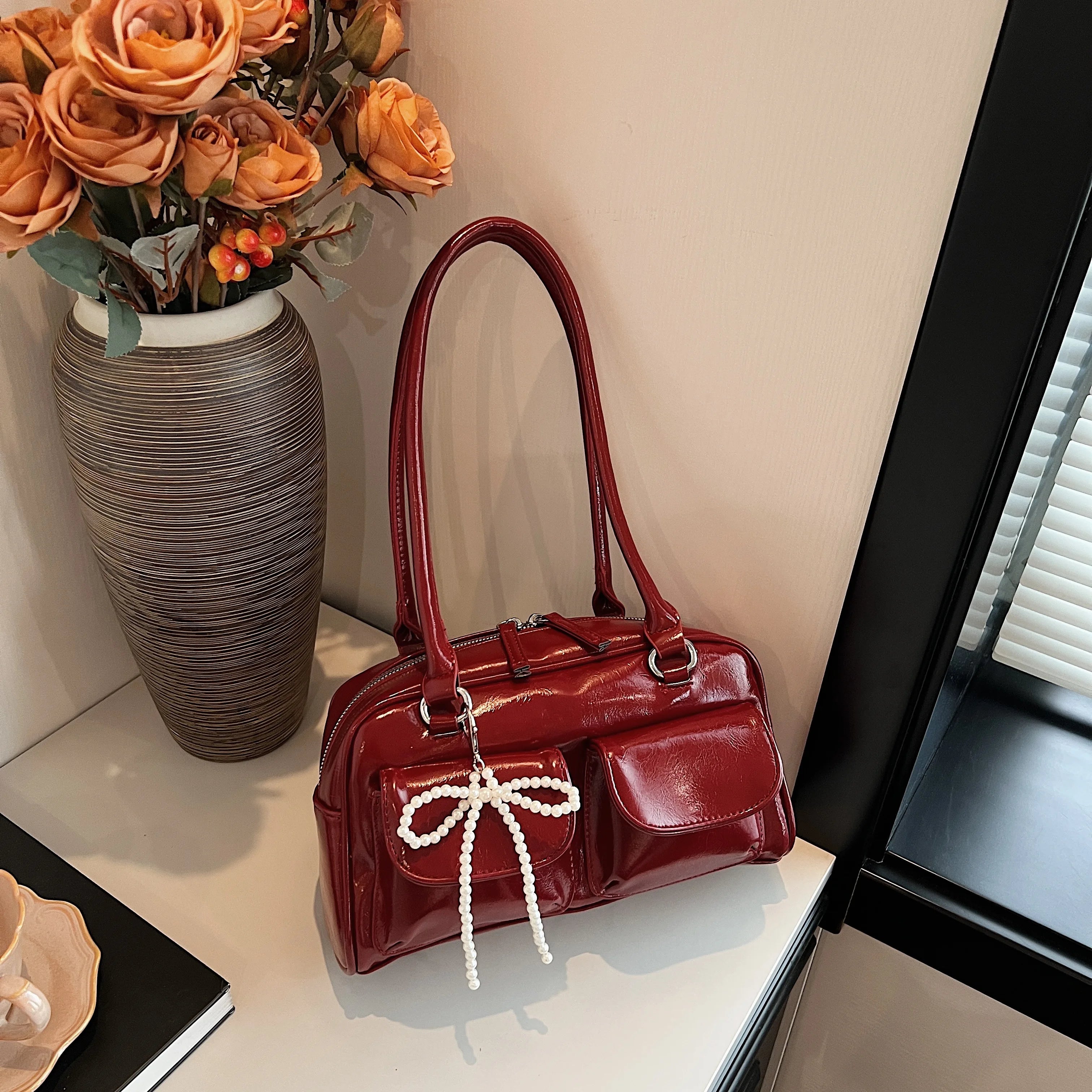 Bow Pillow Shoulder Bag