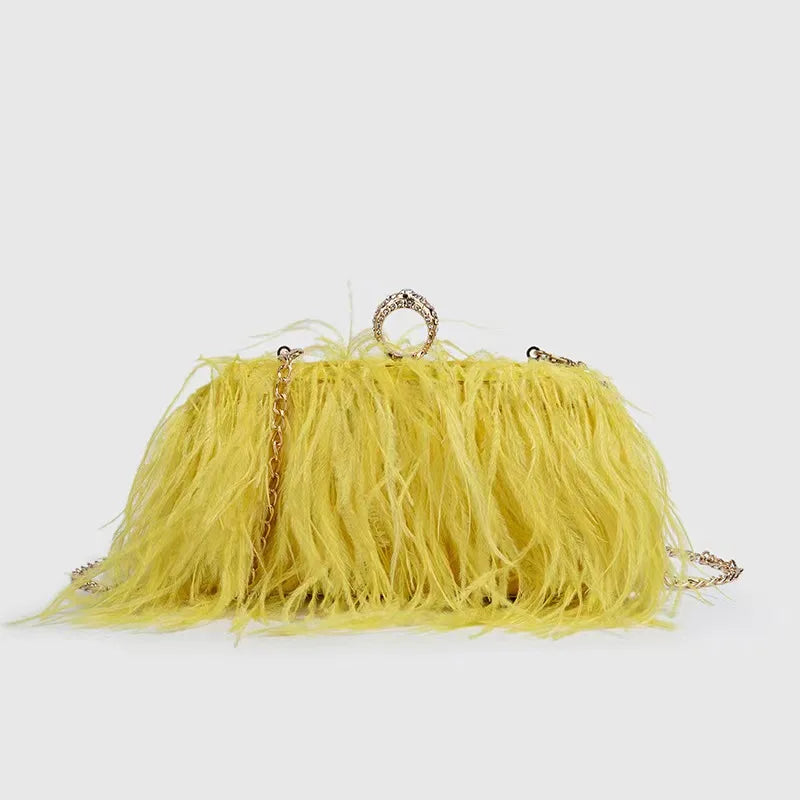 The Feather Clutch
