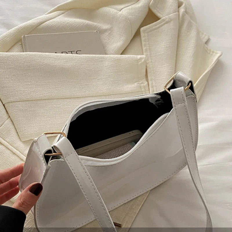 Retro Leather Underarm Bag