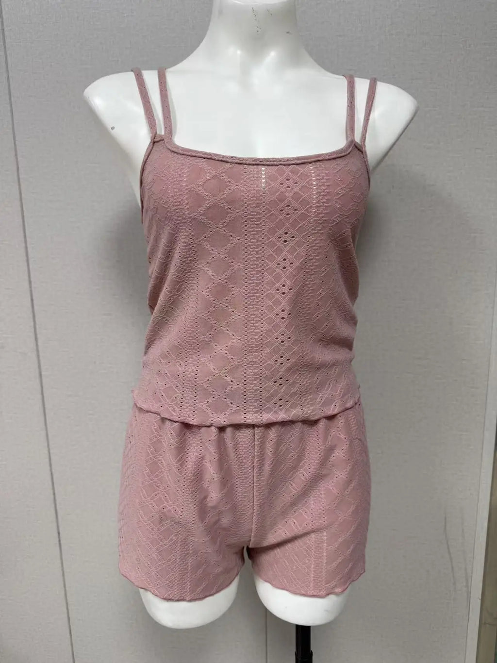 Eyelet Knit Lounge Set