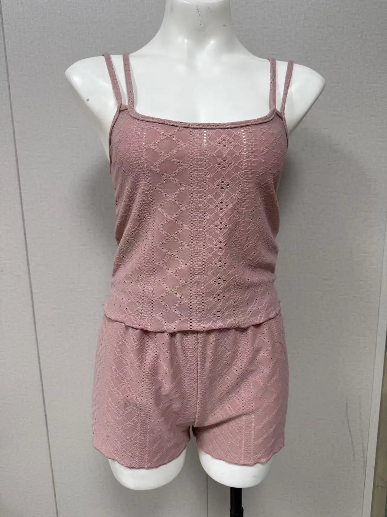 Eyelet Knit Lounge Set