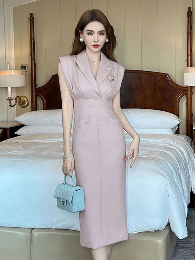 The Princess Grey Pencil Dress