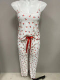 Heart Ribbed Cami & Pants Set