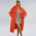 Tassel Faux Fur Coat