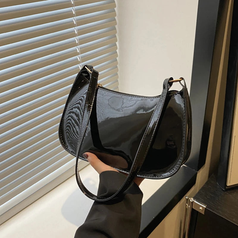 Retro Leather Underarm Bag