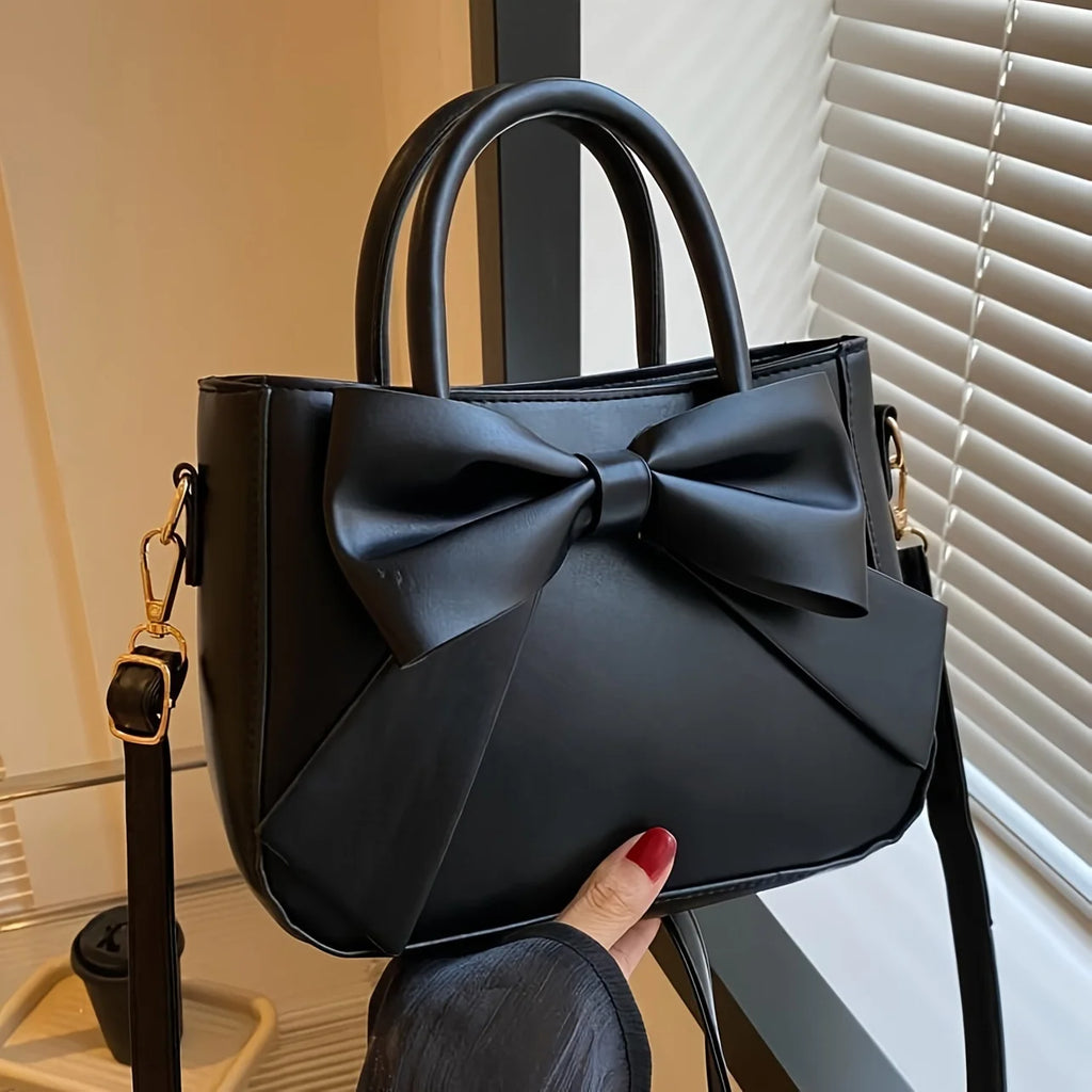 Black Bow Crossbody Bag