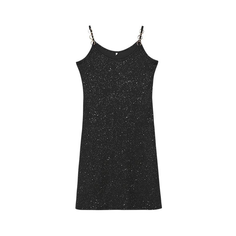 Diamond Sling V-Neck Dress