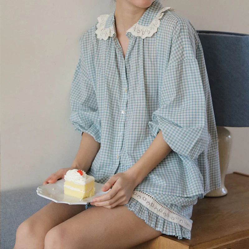 100% Cotton  Vintage Pajama Set