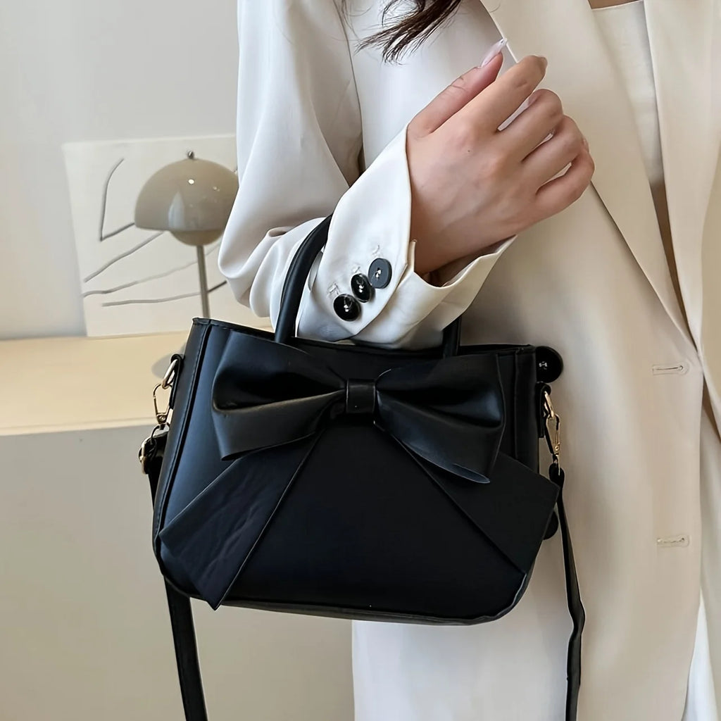 Black Bow Crossbody Bag