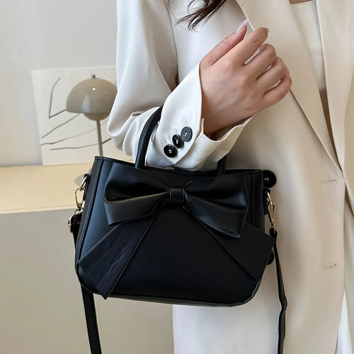 Black Bow Crossbody Bag