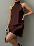 Gothic Halter Party Dress