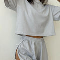 Striped Pajama Short Set