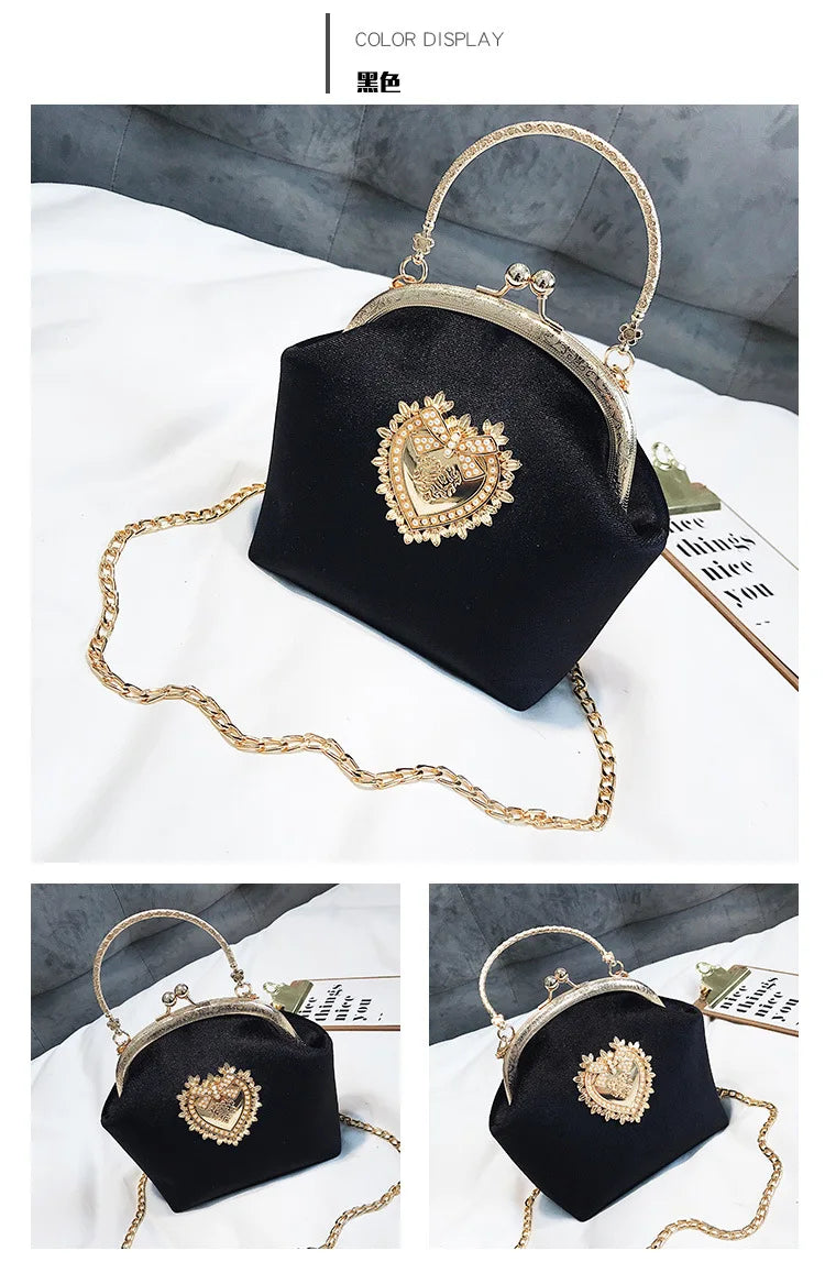 The Shiny Heart Luxury  Bag