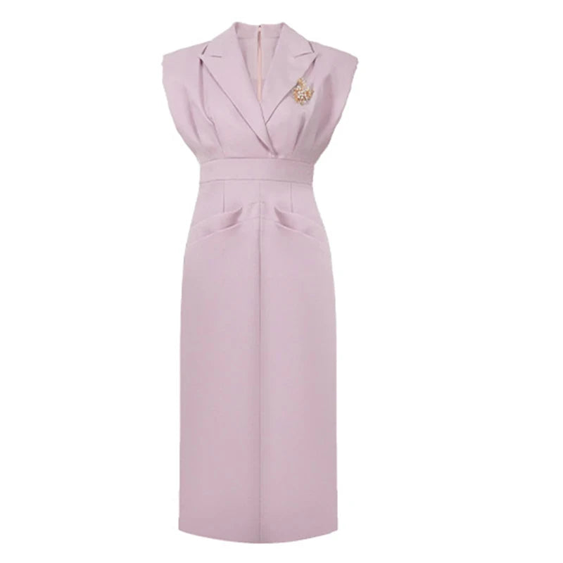 The Princess Grey Pencil Dress