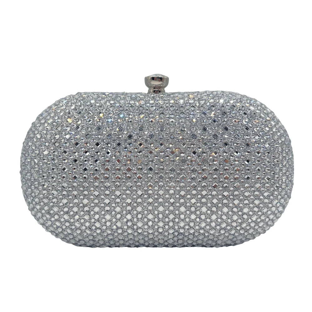 Rhinestone Crystal Clutch Purse