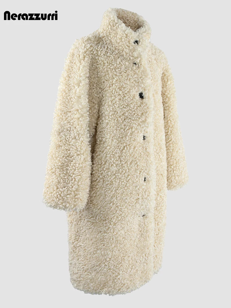Oversized Fuzzy Faux Fur Coat