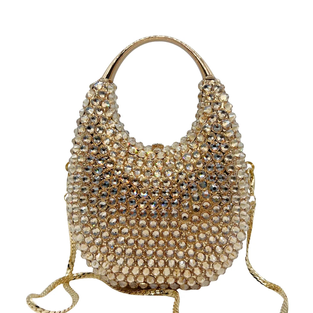 Crystal Pearl Minaudiere