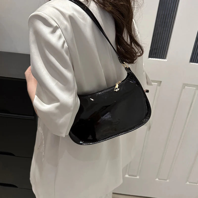 Retro Leather Underarm Bag