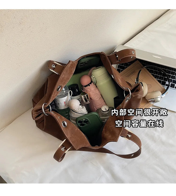 The Suede Personaility Tote