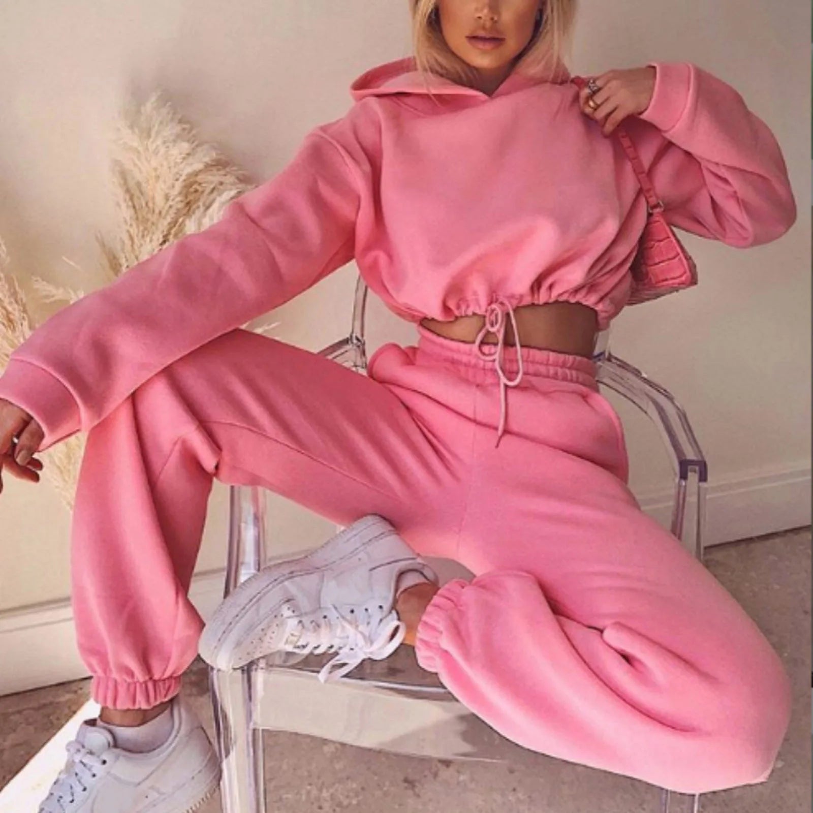 Hooded Sports Two-Piece Set