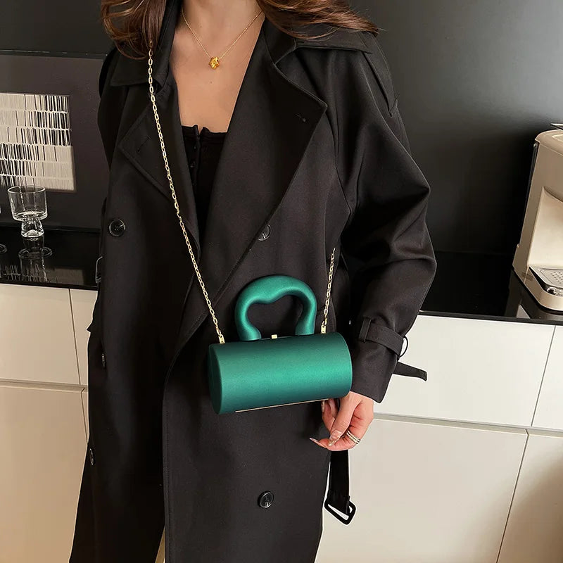 The Elegant Cylinlder Crossbody Bag