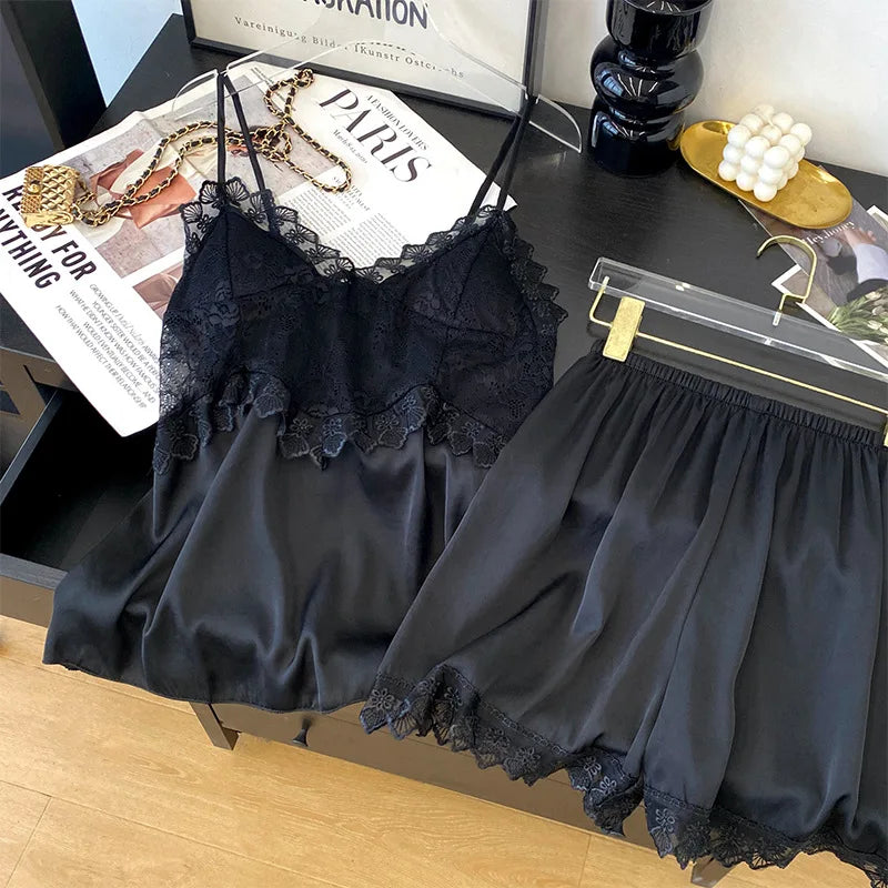 Suspender Lounge Set