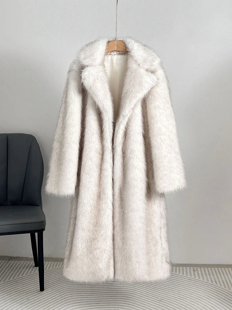 Vintage Faux Fur Overcoat